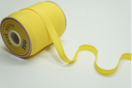  Бейка коса 16 мм підвернута матова  |3: жовт.канарейк. |